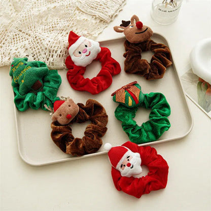 6pc Christmas Scrunchie Set