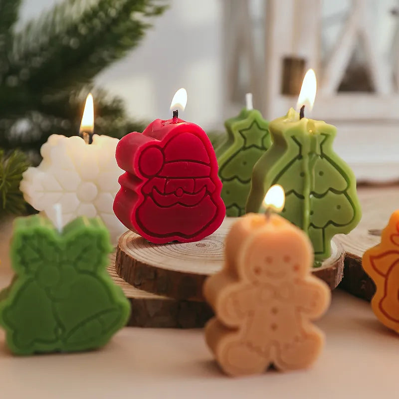 🕯️🎄 4pc English Pear Freesia Christmas Candles (2 Sets To Choose From) 🎄🕯️