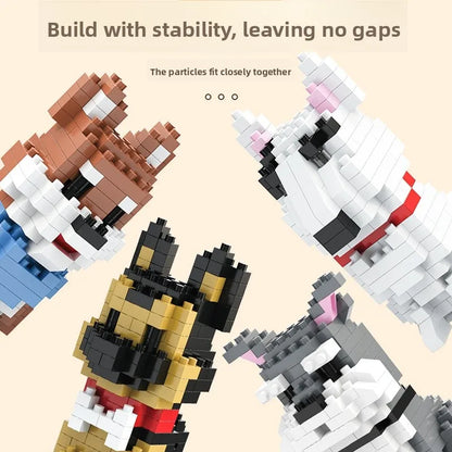 🐶🧩 Cute Mini Blocks Dog Building Toys 🧩🐶