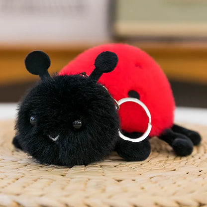 🕷️🐛🐝 Cute Insect Plush Keychain Collection 🐝🐛🕷️