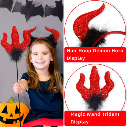 😈 Devil Horns & Pitchfork Party Props 😈