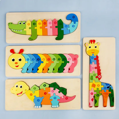 🧩 Wooden Educational Puzzles 🧩