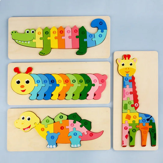 🧩 Wooden Educational Puzzles 🧩