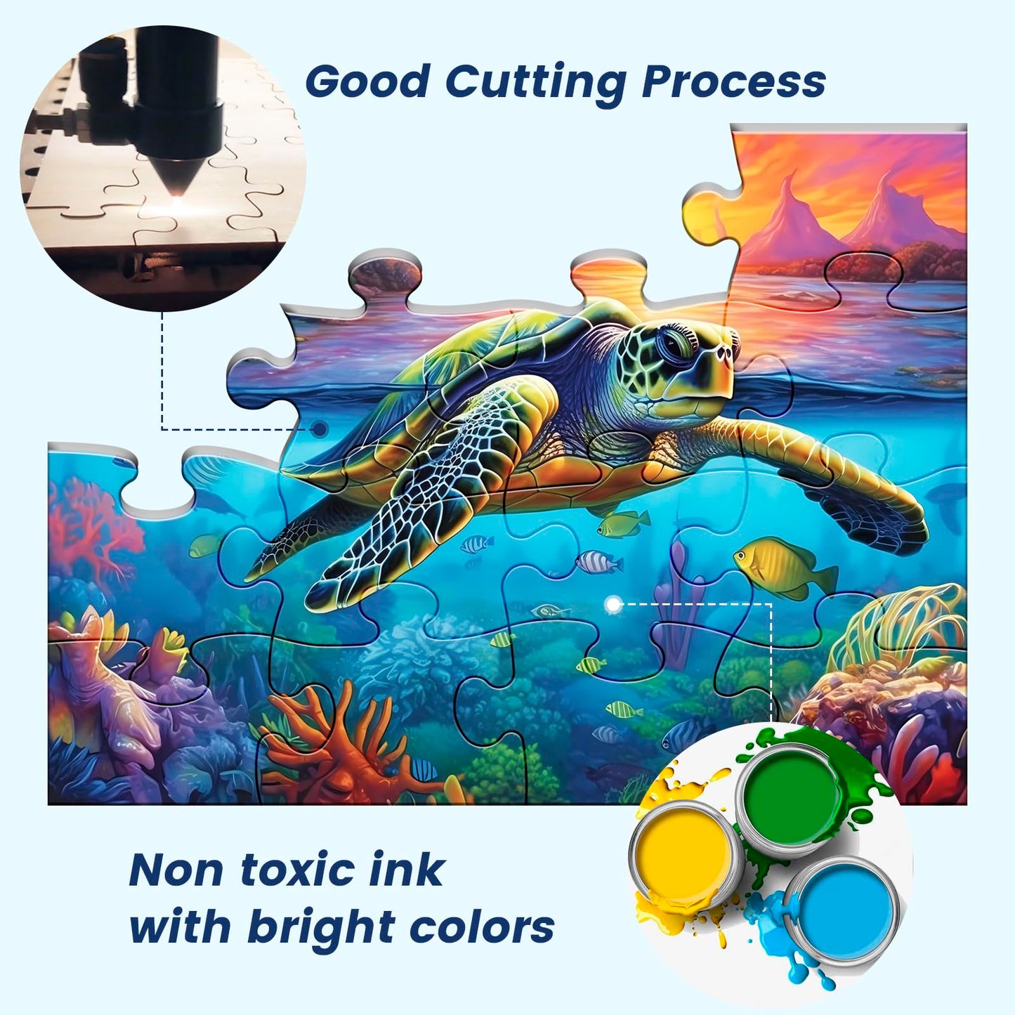 🧩🧠 6-Pack Large Piece Jigsaw Puzzles 🧠🧩