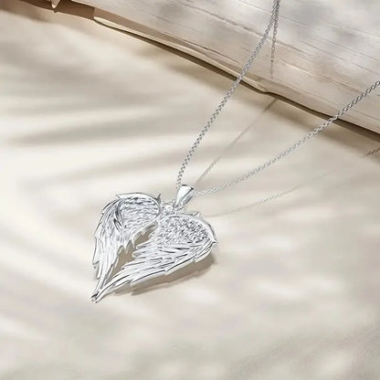 Angel Wings Necklace & Earring Set
