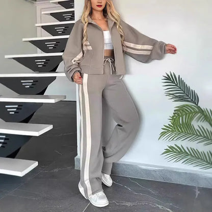 ✨ Women’s Casual Stripe Co-Ord Pant Set (6 Colour Choices!) ✨