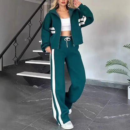 ✨ Women’s Casual Stripe Co-Ord Pant Set (6 Colour Choices!) ✨