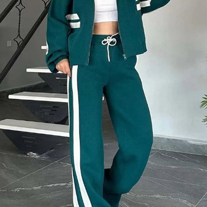 ✨ Women’s Casual Stripe Co-Ord Pant Set (6 Colour Choices!) ✨