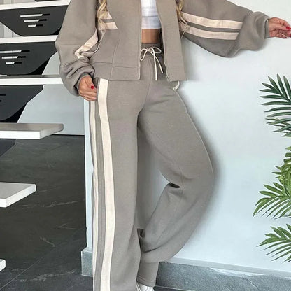 ✨ Women’s Casual Stripe Co-Ord Pant Set (6 Colour Choices!) ✨