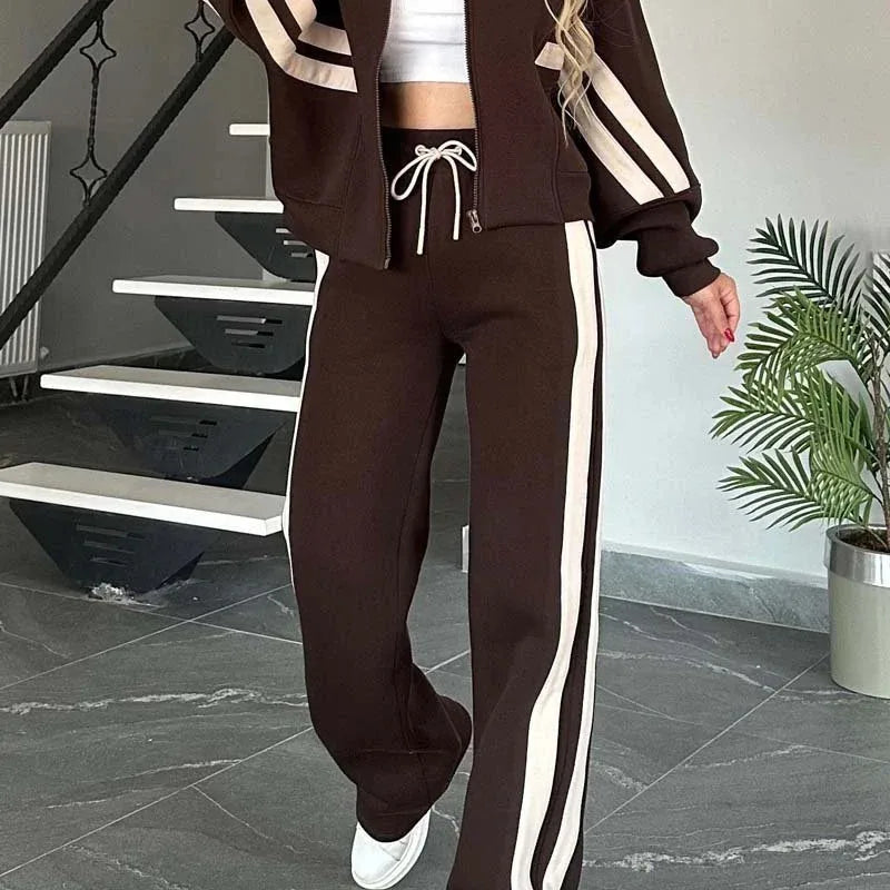 ✨ Women’s Casual Stripe Co-Ord Pant Set (6 Colour Choices!) ✨