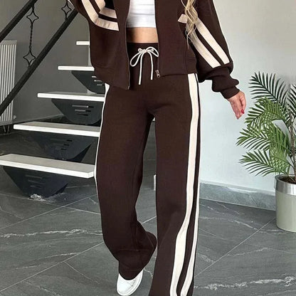 ✨ Women’s Casual Stripe Co-Ord Pant Set (6 Colour Choices!) ✨