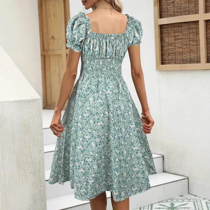 🌸 Ditsy Floral Sleeveless V-Neck Dress 🌸