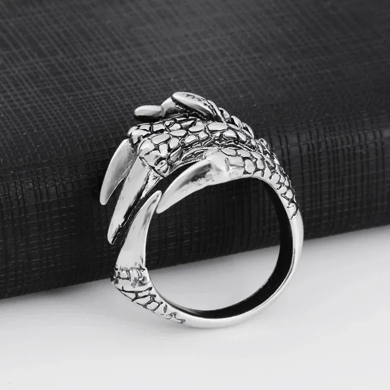 🐲 Adjustable Dragon Claw Ring 🐲