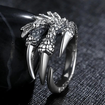 🐲 Adjustable Dragon Claw Ring 🐲