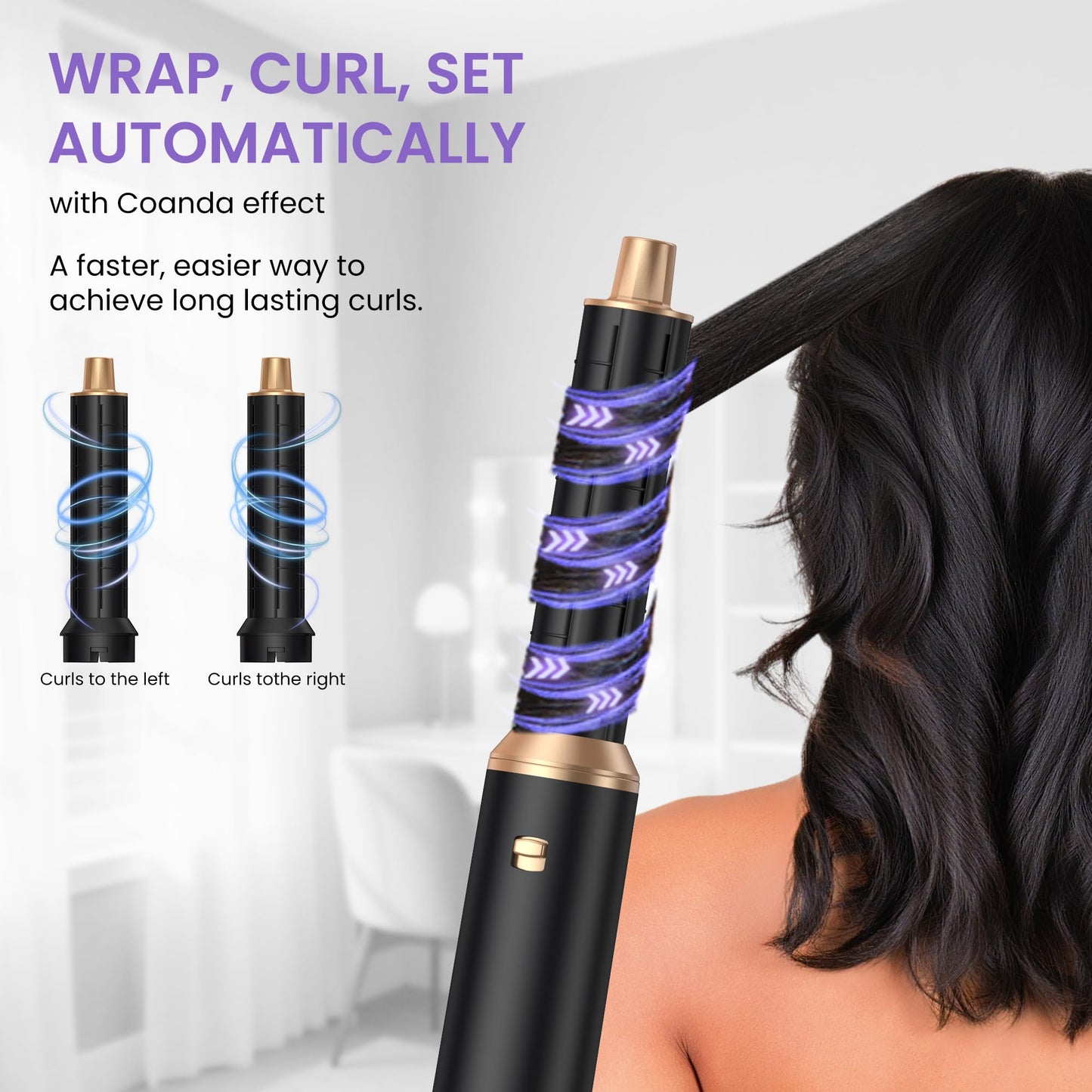 5 in 1 Hot Air Hair Styler Blow Dryer Brush