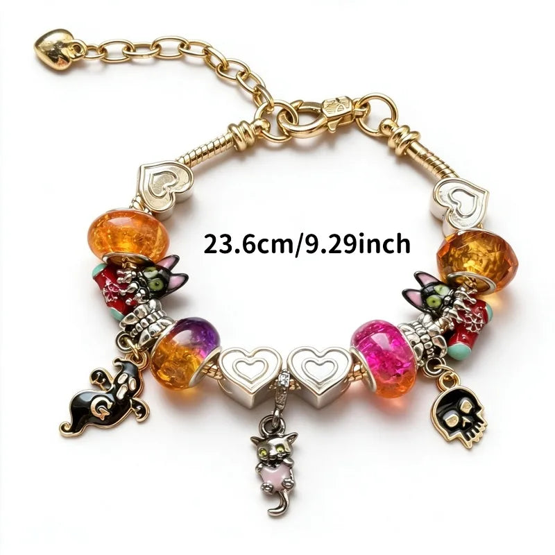 🧡 Halloween Gold Charm Bracelet 🧡