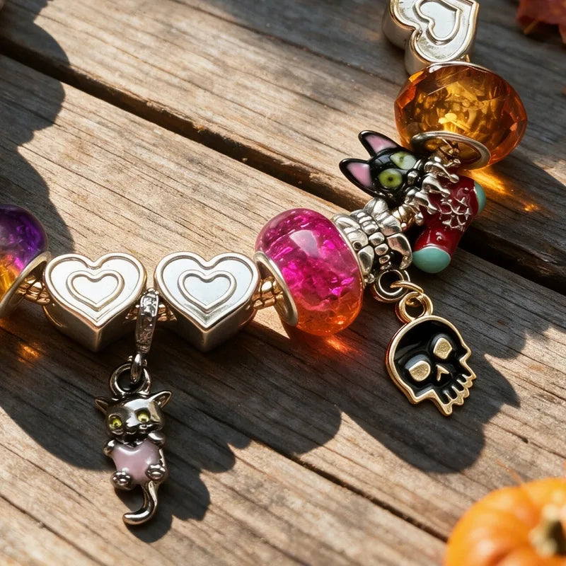 🧡 Halloween Gold Charm Bracelet 🧡