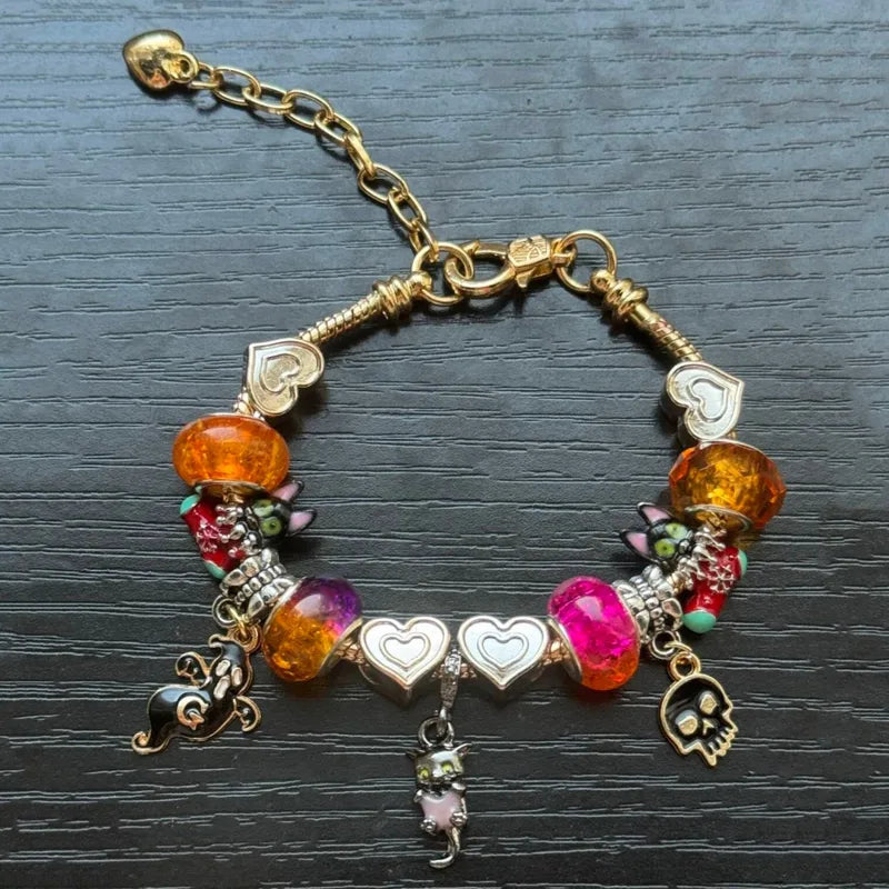 🧡 Halloween Gold Charm Bracelet 🧡