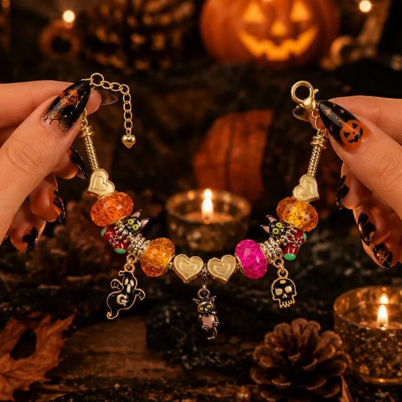 🧡 Halloween Gold Charm Bracelet 🧡