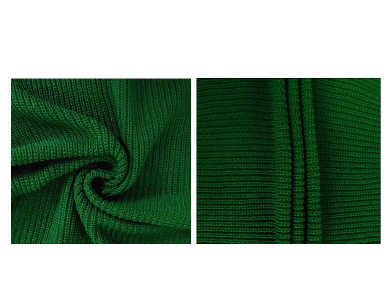 🧶 Knitted Long-Sleeve V-Neck Sweaters 🧶