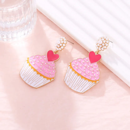 🧁 Pink Cupcake Earrings 🧁