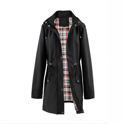 Elegant Plaid Trench Coats (Multiple Colour Options!)