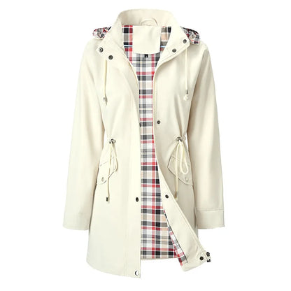 Elegant Plaid Trench Coats (Multiple Colour Options!)