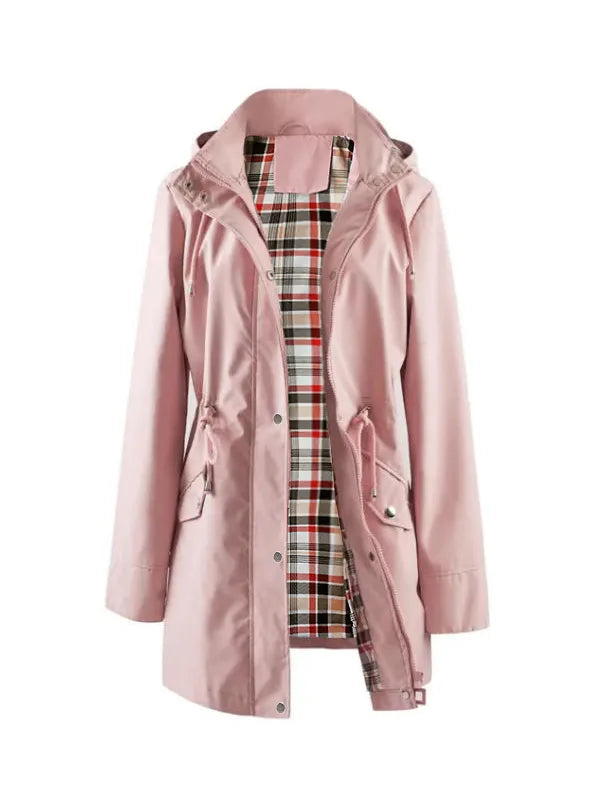 Elegant Plaid Trench Coats (Multiple Colour Options!)