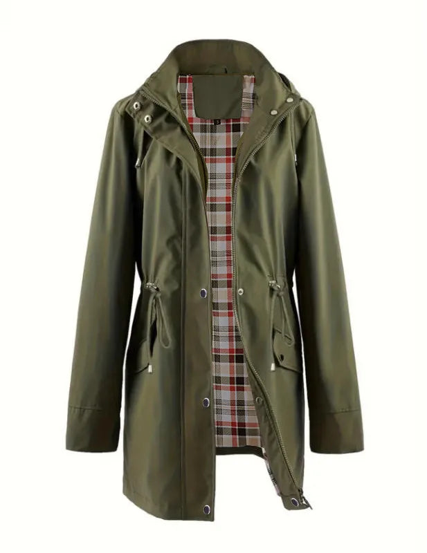 Elegant Plaid Trench Coats (Multiple Colour Options!)