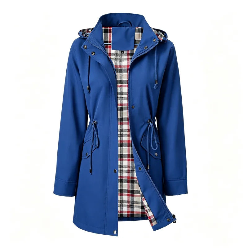Elegant Plaid Trench Coats (Multiple Colour Options!)