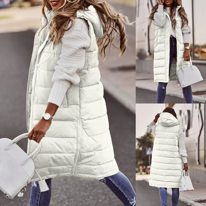 ✨ Elegant Hooded Long Body Warmer (9 Colour Choices!) ✨