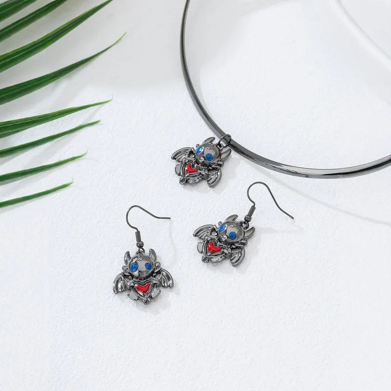 🐉 Dragon Necklace & Earring Set 🐉