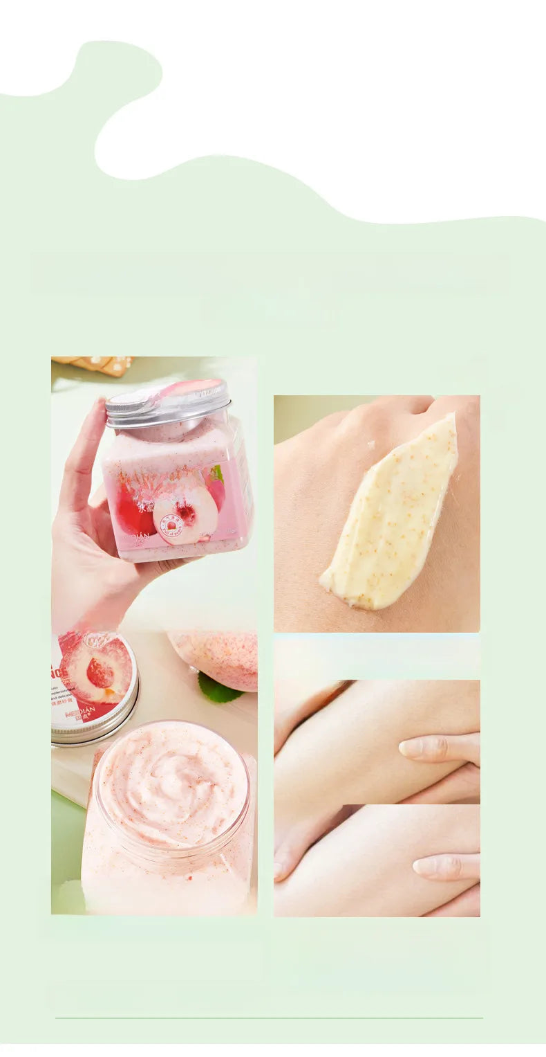 🍑🥑🥭 3pc Fruit Body Scrub Bundle 🥭🥑🍑