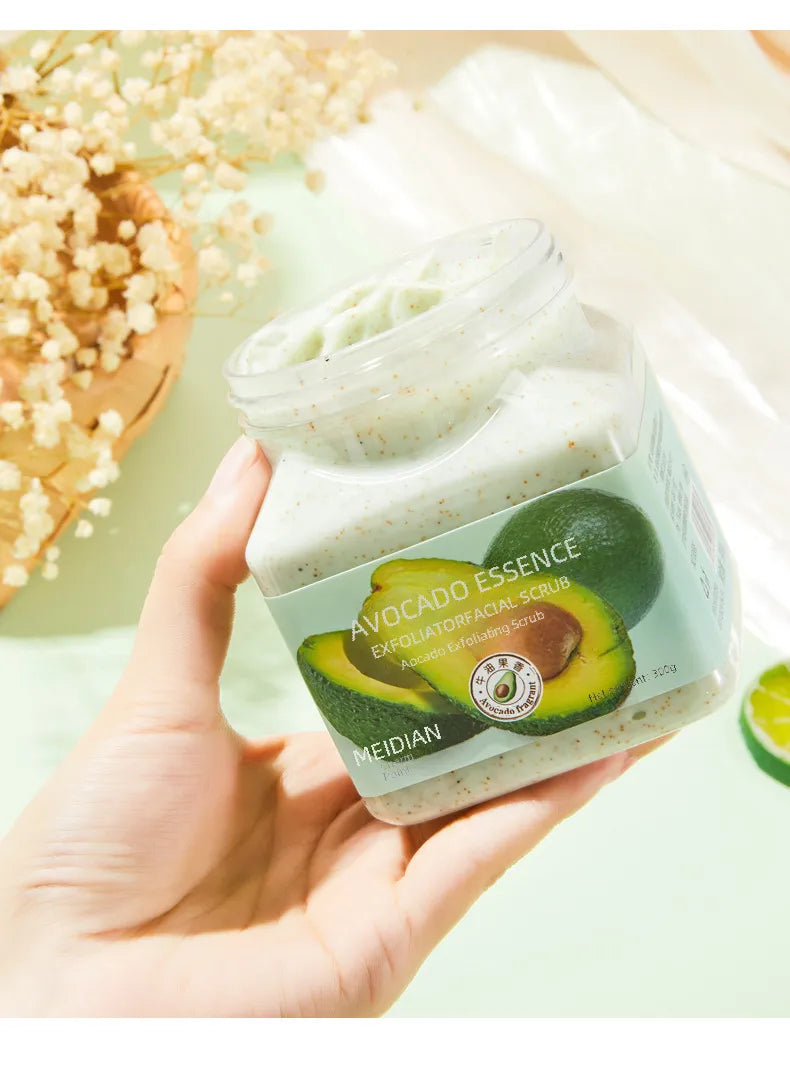 🍑🥑🥭 3pc Fruit Body Scrub Bundle 🥭🥑🍑