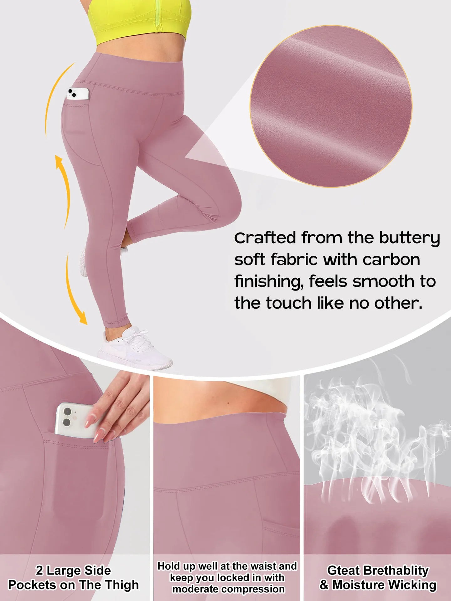 🖤 High Waist Yoga Pants (6 Colour Options!) 🖤