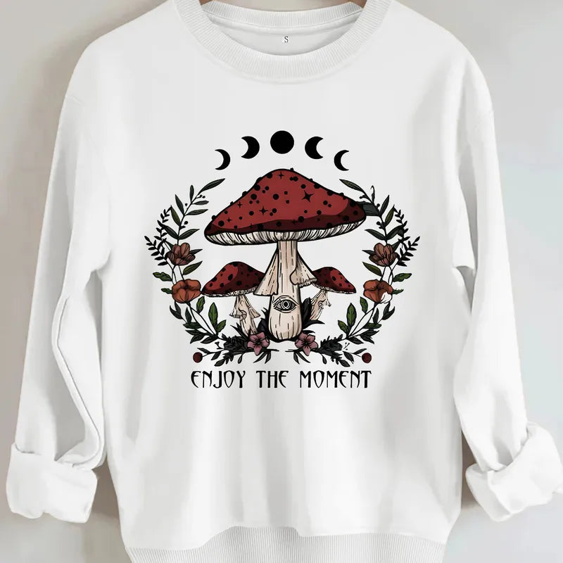 🍄 "Enjoy The Moment" Jumpers (9 Colour Choices!) 🍄