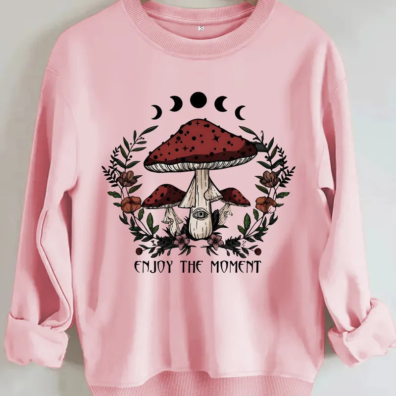 🍄 "Enjoy The Moment" Jumpers (9 Colour Choices!) 🍄