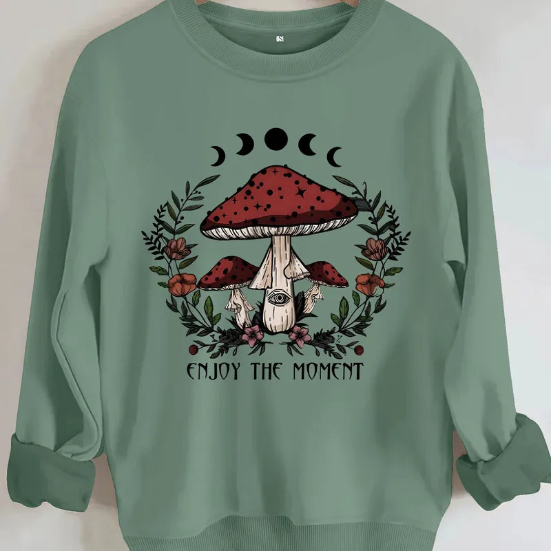 🍄 "Enjoy The Moment" Jumpers (9 Colour Choices!) 🍄