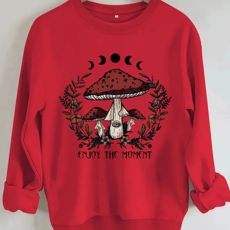 🍄 "Enjoy The Moment" Jumpers (9 Colour Choices!) 🍄