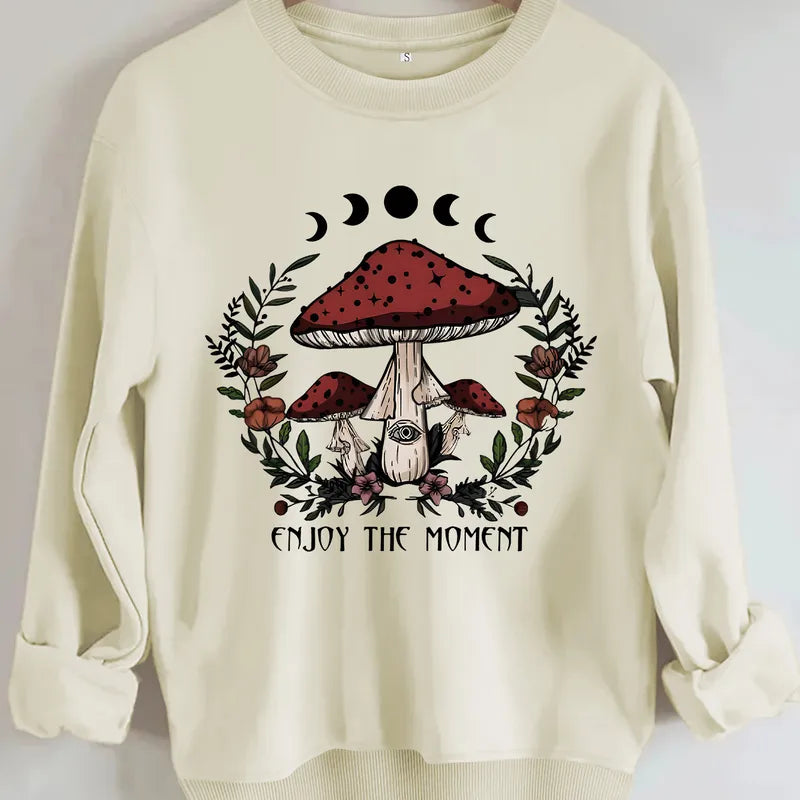 🍄 "Enjoy The Moment" Jumpers (9 Colour Choices!) 🍄