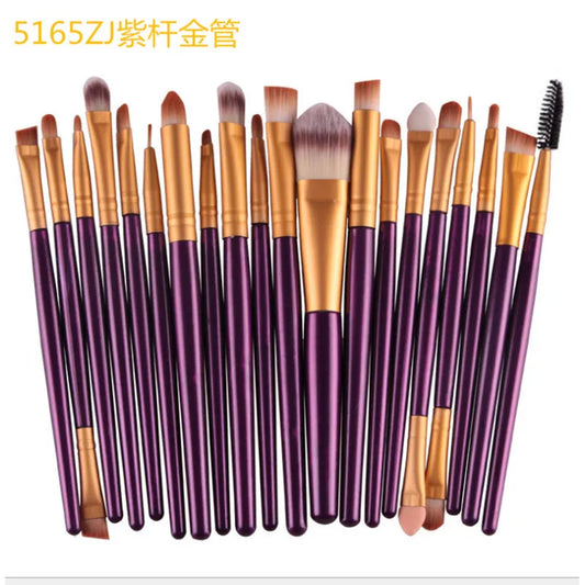 💜 20pc Purple Makeup Brush Set 💜