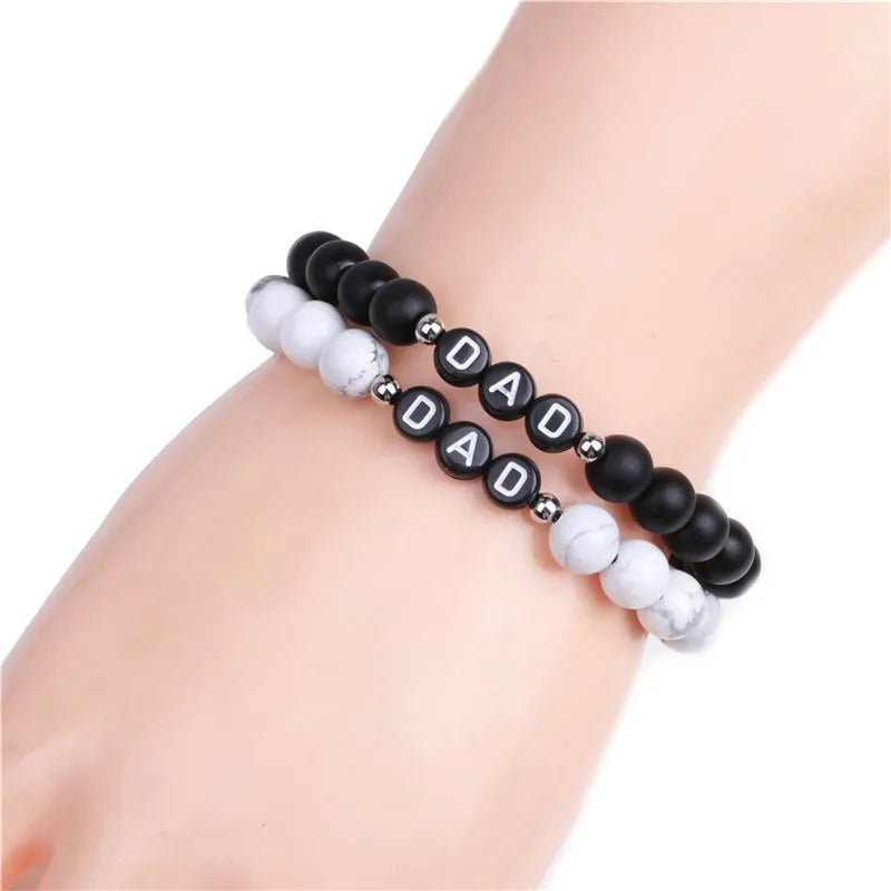 ⚪⚫ Dad Bracelets ⚫⚪