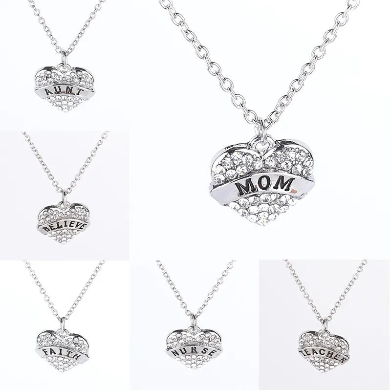 💖 Fashion Heart Shape Pendant Necklace 💖