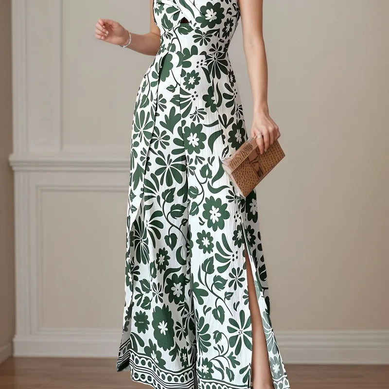 🌺 Flower Pattern Full Length Jumpsuits (4 Colour Choices!) 🌺