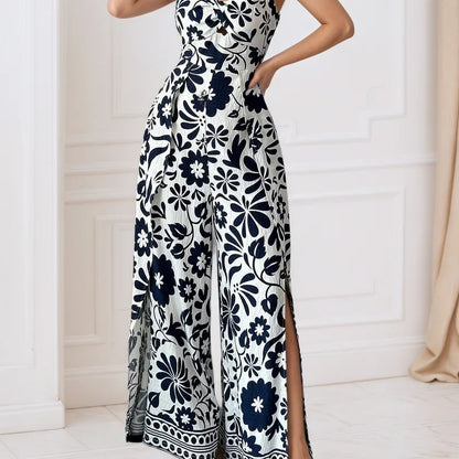 🌺 Flower Pattern Full Length Jumpsuits (4 Colour Choices!) 🌺