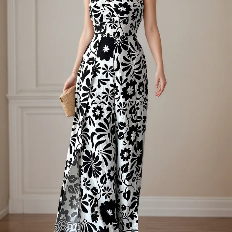 🌺 Flower Pattern Full Length Jumpsuits (4 Colour Choices!) 🌺