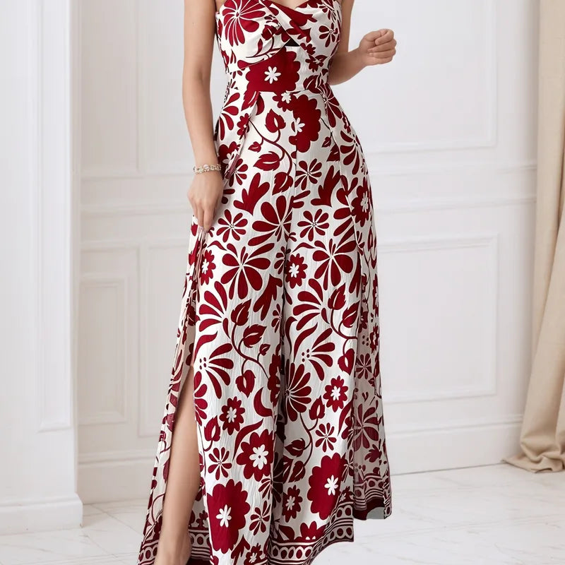 🌺 Flower Pattern Full Length Jumpsuits (4 Colour Choices!) 🌺