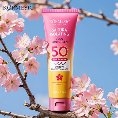 🌸☀️ Sakura Cherry Blossom Body Sunscreen Lotion ☀️🌸