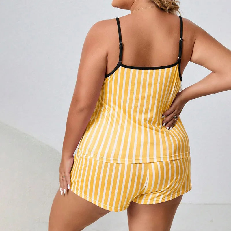 Ladies Striped PJ Sets