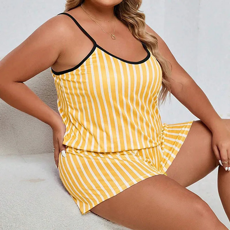 Ladies Striped PJ Sets